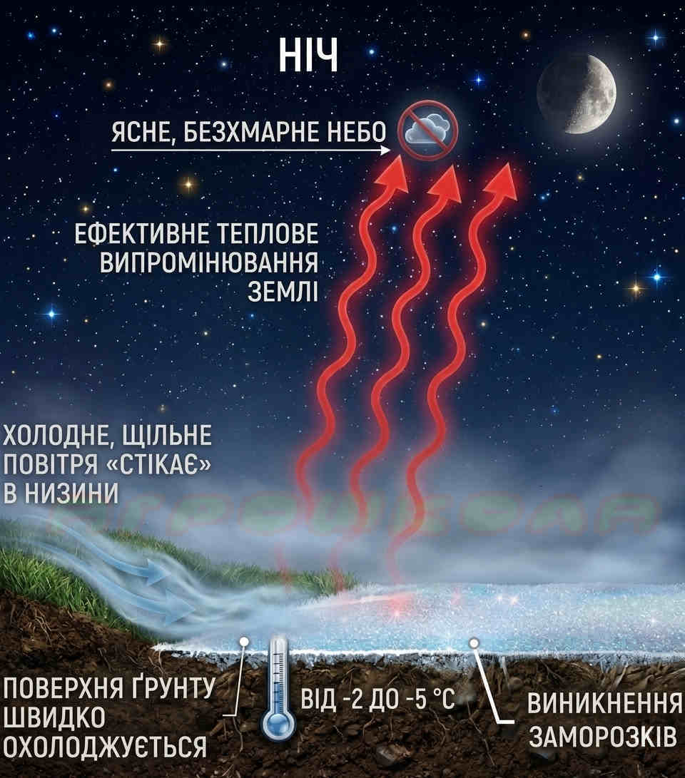 Як виникають приморозки - https://agroschool.com.ua/