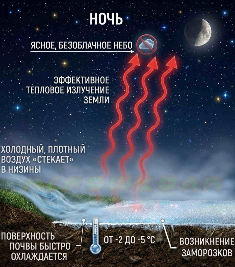 Как возникает заморозок - https://agroschool.com.ua/