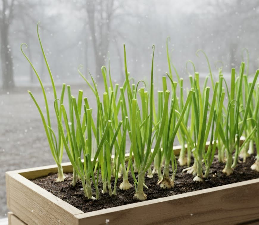Выращивание лука на перо